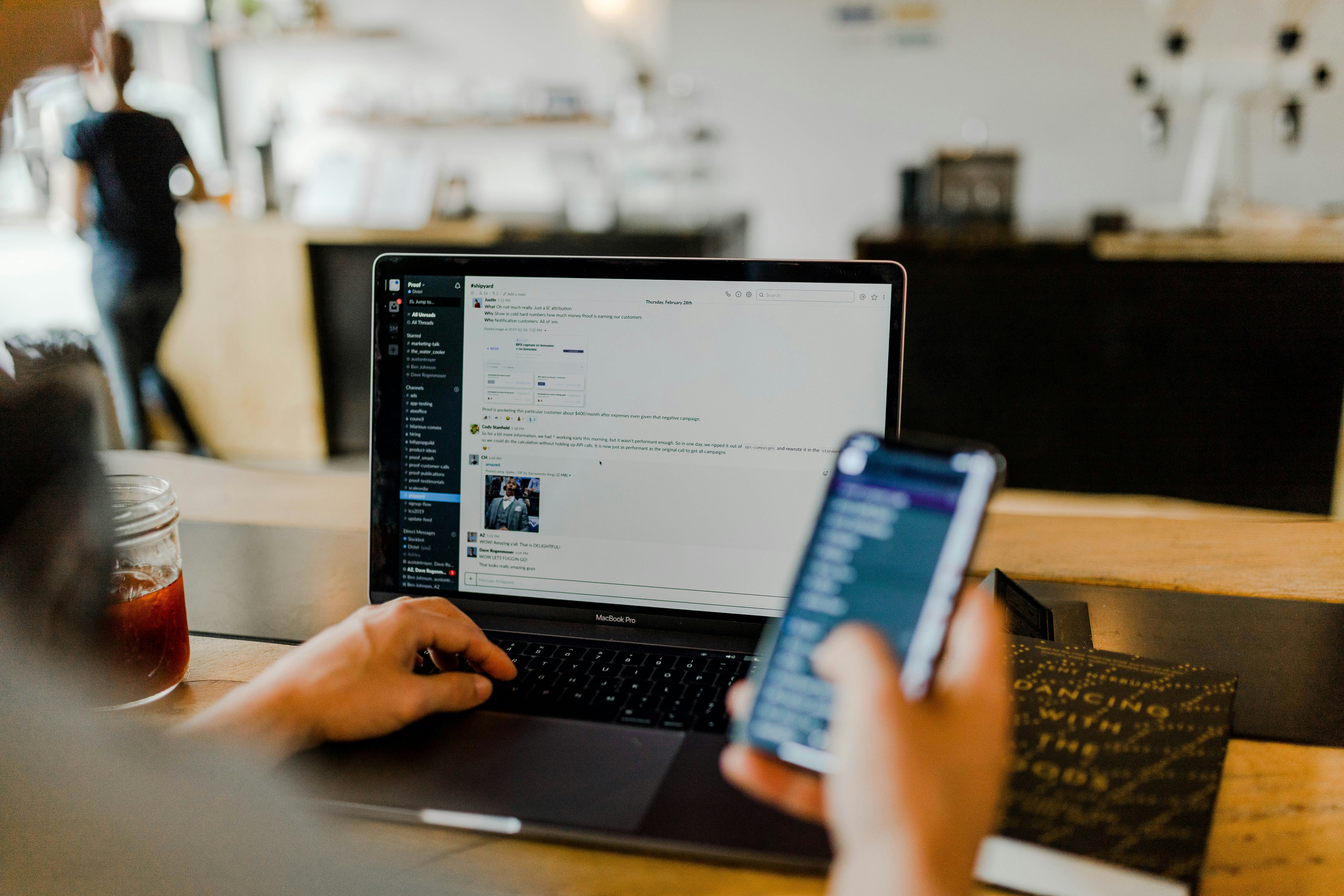 Mobile and web app mockups